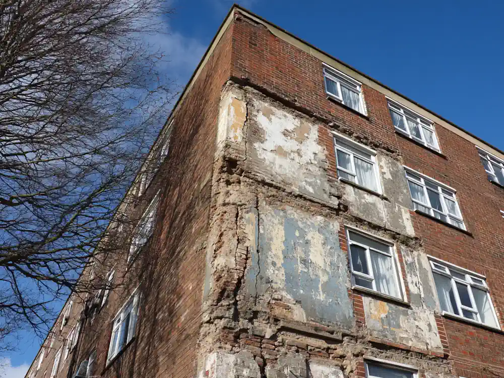 Structurally compromised flats Low-Rise Flats